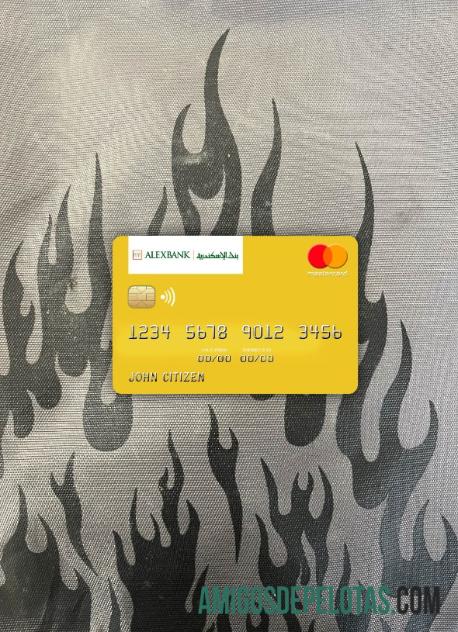 Banco do Egito de Alexandria Mastercard Photolook Front modelo